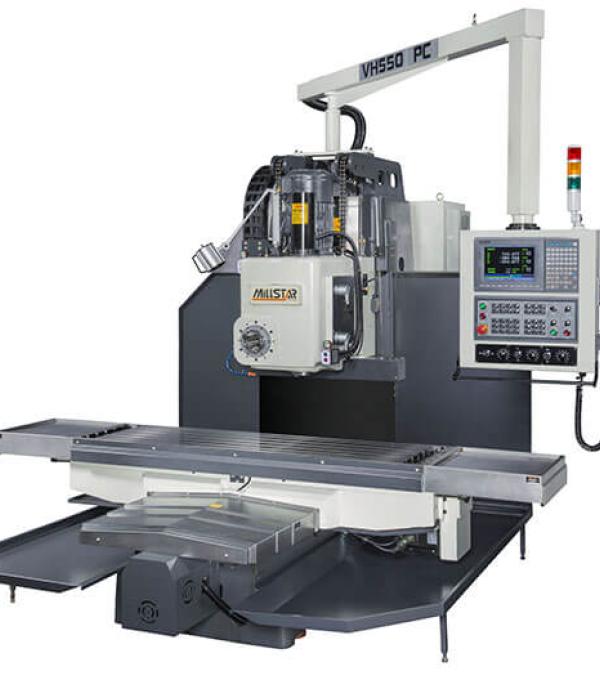 VH550 PC/CNC VH PC/CNC series (Vertical & Horizontal Head) PC/CNC Base Conventional Milling Machine