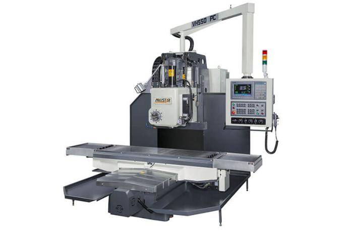 VH550 PC/CNC VH PC/CNC series (Vertical & Horizontal Head) PC/CNC Base Conventional Milling Machine